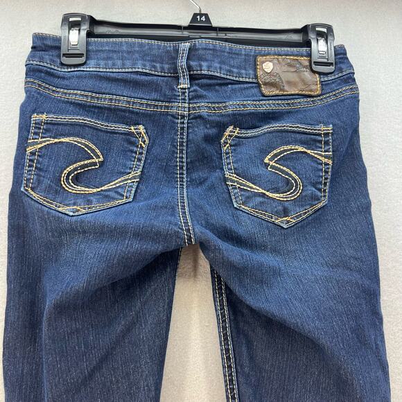 Silver Jean Co Jeans Women's W26 L29 (2) Blue November Jegging Skinny Normcore - Picture 11 of 15